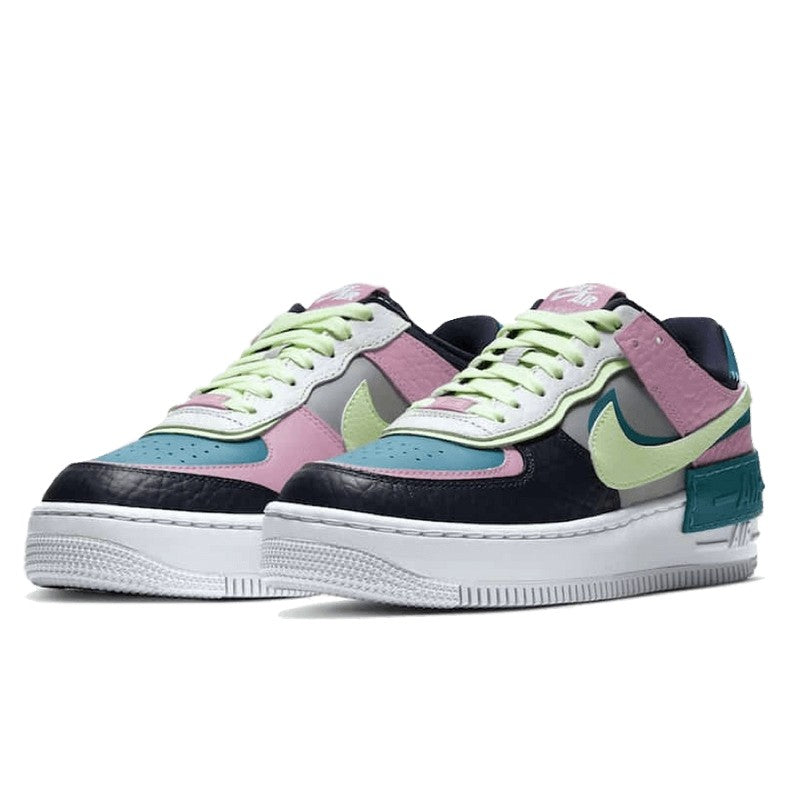 Nike Air Force 1 Low Shadow Barely Volt Oracle Aqua - CK3172-001