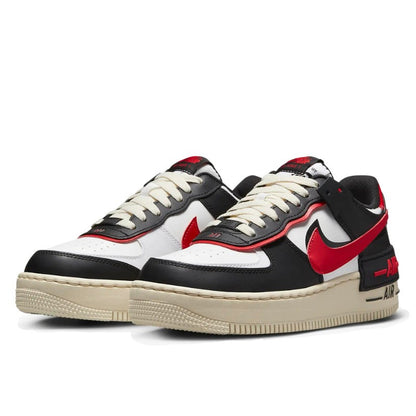 Nike Air Force 1 Low Shadow Summit White University Red Black - DR7883-102