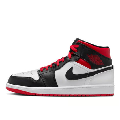 Air Jordan Air Jordan 1 Mid Gym Red Black Toe - DQ8426-106 / DQ8423-106