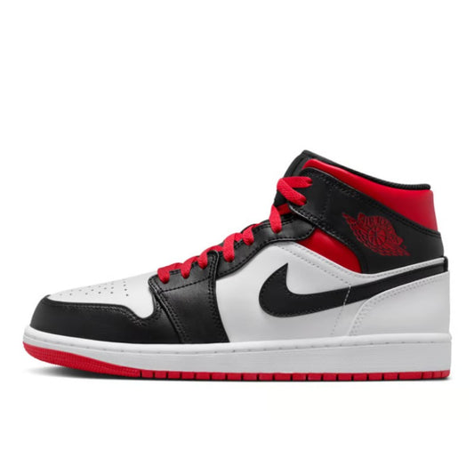 Air Jordan Air Jordan 1 Mid Gym Red Black Toe - DQ8426-106 / DQ8423-106