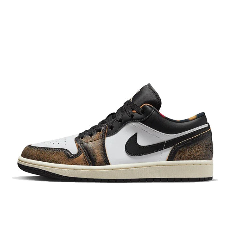 Air Jordan Air Jordan 1 Low SE Orange Wear-Away - DQ8422-001 / DQ8421-001