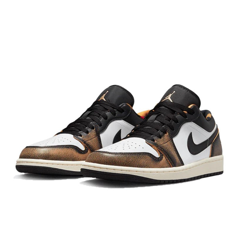Air Jordan Air Jordan 1 Low SE Orange Wear-Away - DQ8422-001 / DQ8421-001