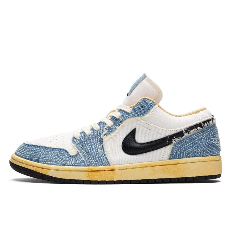 Air Jordan Air Jordan 1 Low SE WRMK Sashiko Denim - FN7670-493