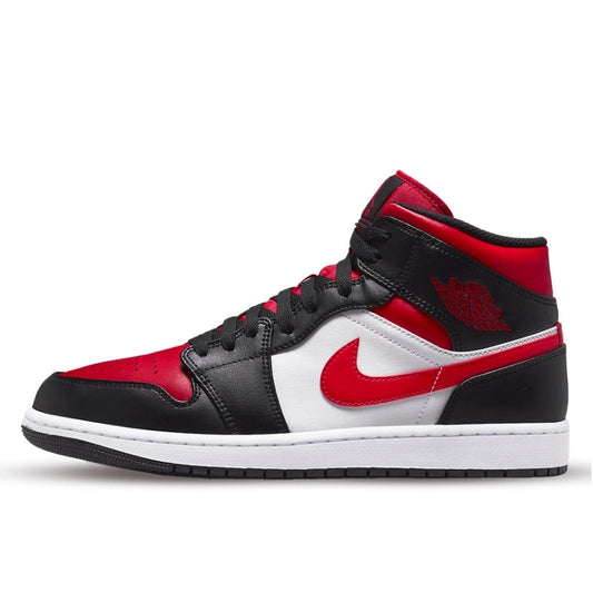 Air Jordan Air Jordan 1 Mid Alternate Bred Toe - 554724-079 / 554725-079