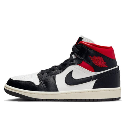 Air Jordan Air Jordan 1 Mid Black Gym Red - BQ6472-061