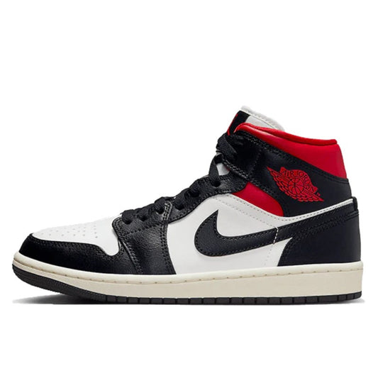 Air Jordan Air Jordan 1 Mid Black Gym Red - BQ6472-061
