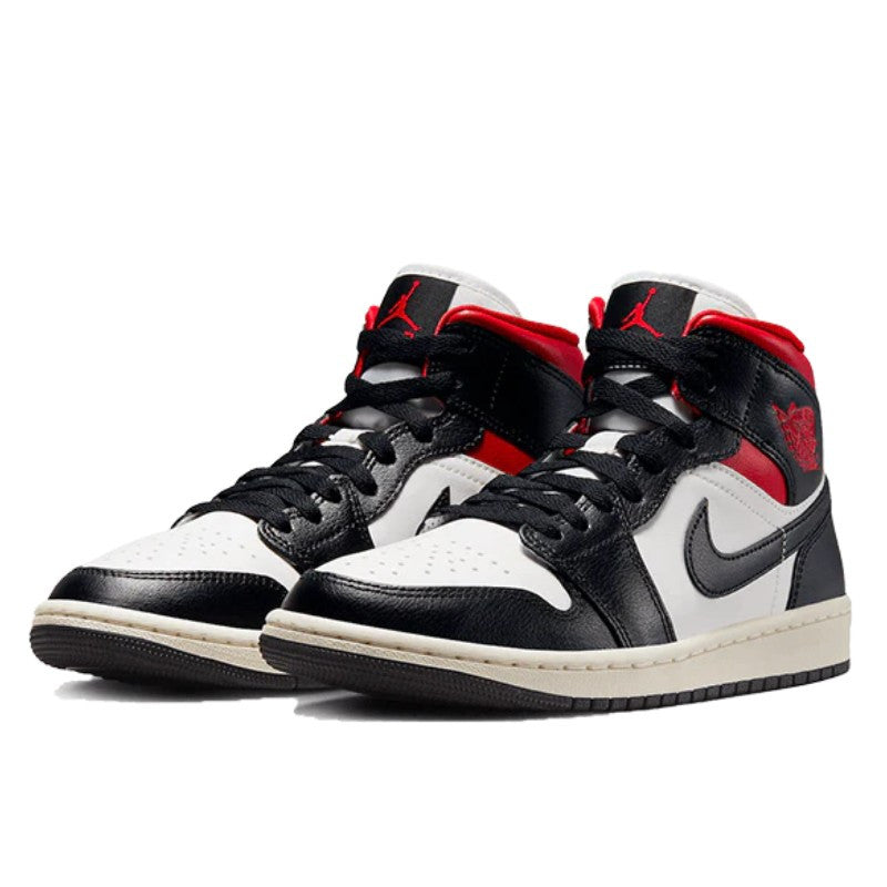 Air Jordan Air Jordan 1 Mid Black Gym Red - BQ6472-061