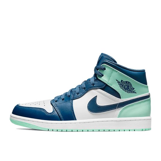 Air Jordan Air Jordan 1 Mid Mystic Navy Mint Foam - 554724-413 / 554725-413