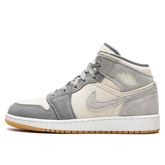 Air Jordan Air Jordan 1 Mid Coconut Milk Particle Grey - DN4281-100 / DN4346-100