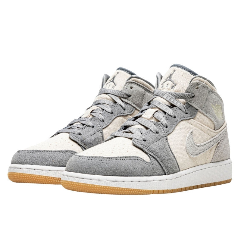 Air Jordan Air Jordan 1 Mid Coconut Milk Particle Grey - DN4281-100 / DN4346-100
