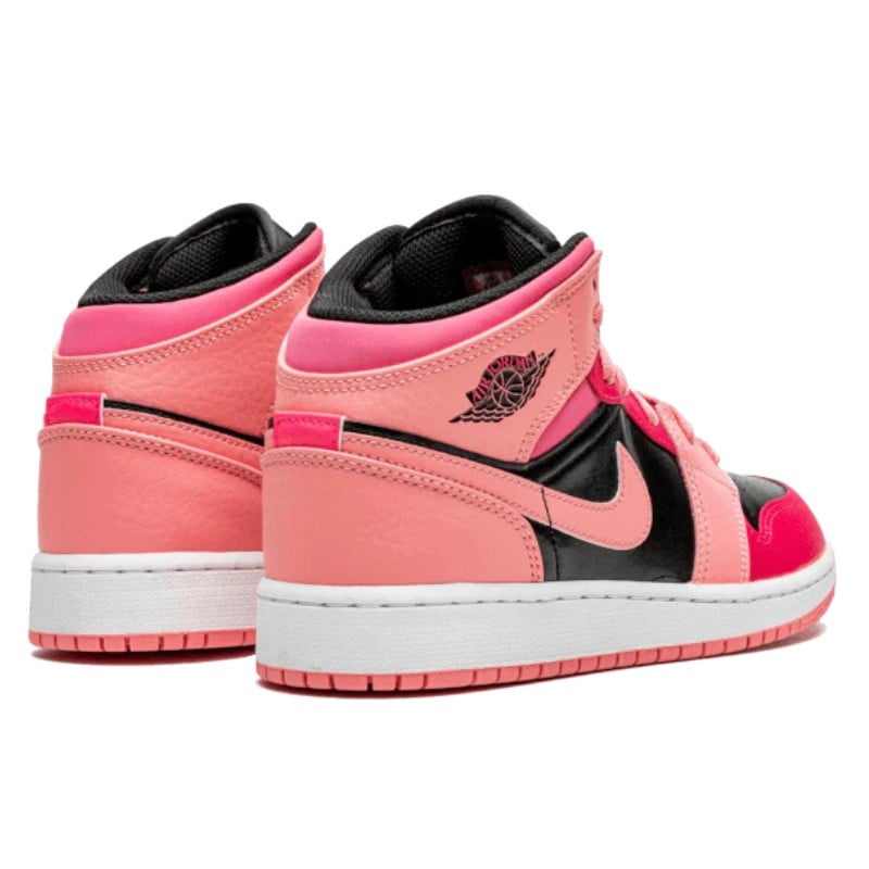 Air Jordan Air Jordan 1 Mid Coral Chalk Pink - 554725-662