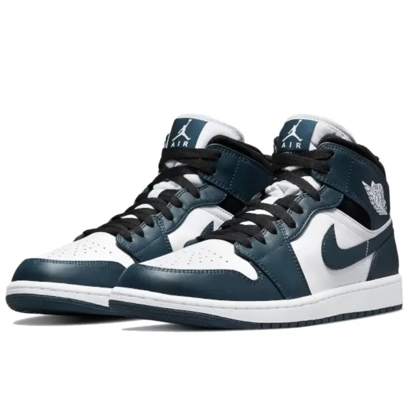 Air Jordan Air Jordan 1 Mid Dark Teal - 554724-411 / 554725-411