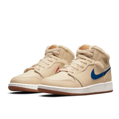 Air Jordan Air Jordan 1 Mid Fleece Pearl White - DO2207-264