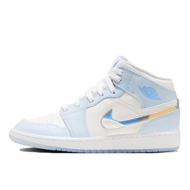 Air Jordan Air Jordan 1 Mid Glitter Swoosh - FQ9117-400