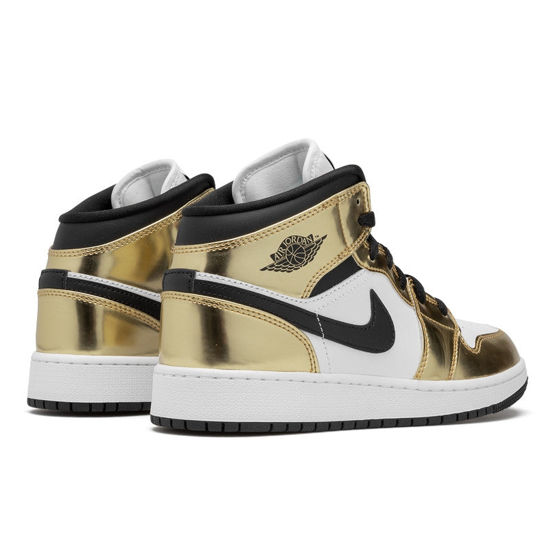 Air Jordan Air Jordan 1 Mid White Metallic Gold - DC1419-700 / DC1420-700