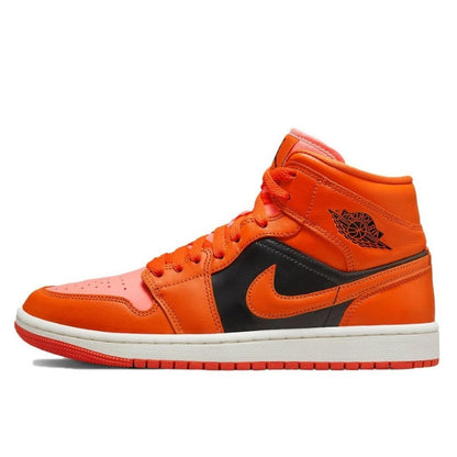 Air Jordan Air Jordan 1 Mid Orange Black - DM3381-600