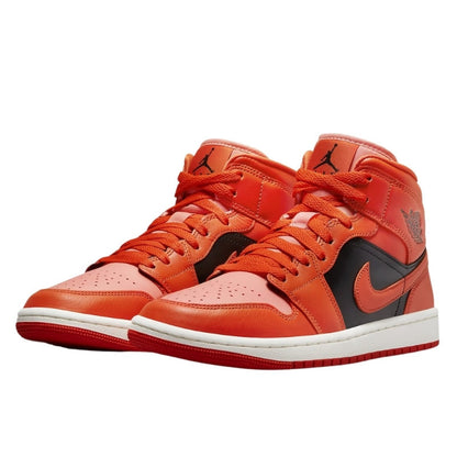 Air Jordan Air Jordan 1 Mid Orange Black - DM3381-600