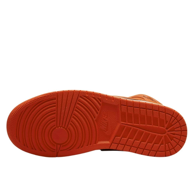 Air Jordan Air Jordan 1 Mid Orange Black - DM3381-600