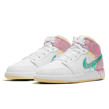 Air Jordan Air Jordan 1 Mid SE Paint Drip - DD1666-100
