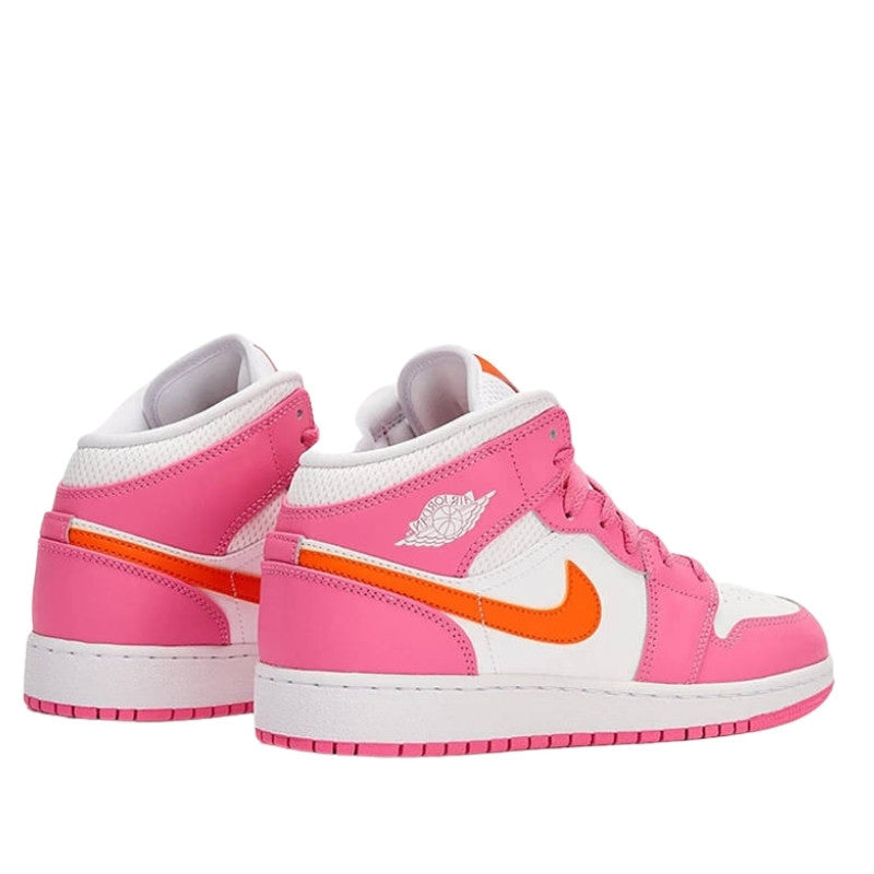 Air Jordan Air Jordan 1 Mid Pinksicle Safety Orange - DX3240-681