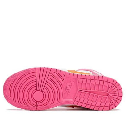 Air Jordan Air Jordan 1 Mid Pinksicle Safety Orange - DX3240-681