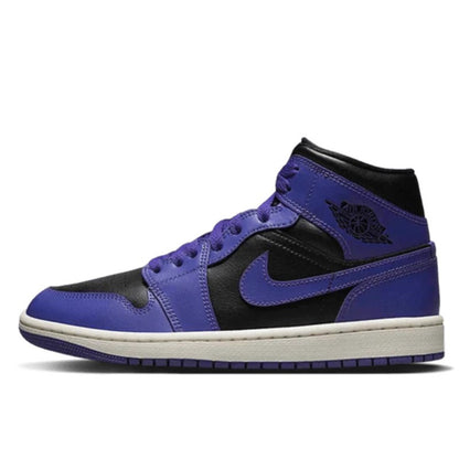 Air Jordan Air Jordan 1 Mid Purple Black - BQ6472-051