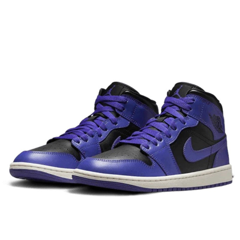 Air Jordan Air Jordan 1 Mid Purple Black - BQ6472-051