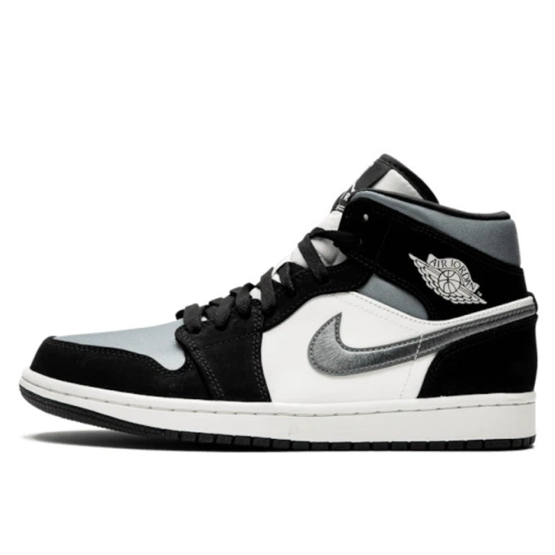Air Jordan Air Jordan 1 Mid Satin Grey Toe - 852542-011