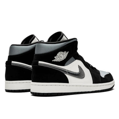 Air Jordan Air Jordan 1 Mid Satin Grey Toe - 852542-011