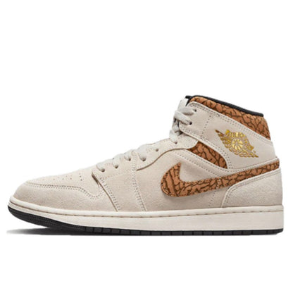 Air Jordan Air Jordan 1 Mid SE Brown Elephant - DZ4129-102 / DZ5369-102