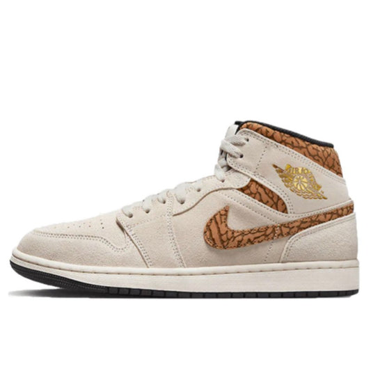 Air Jordan Air Jordan 1 Mid SE Brown Elephant - DZ4129-102 / DZ5369-102