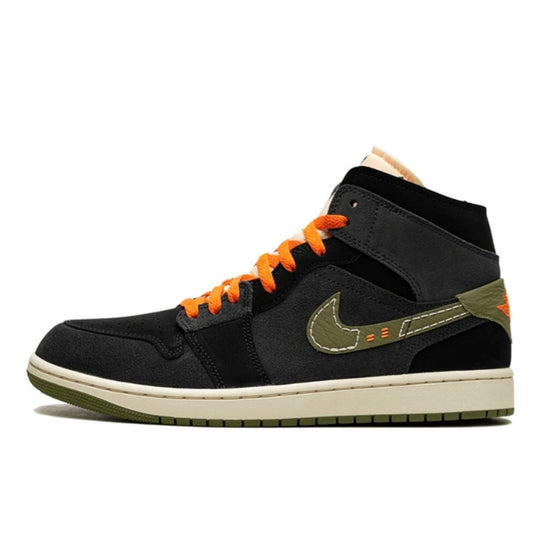 Air Jordan Air Jordan 1 Mid SE Craft Anthracite Light Olive - FD6817-003 / FD5847-003