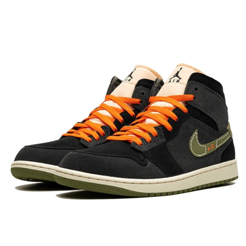 Air Jordan Air Jordan 1 Mid SE Craft Anthracite Light Olive - FD6817-003 / FD5847-003