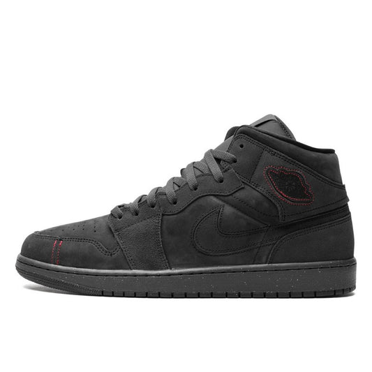 Air Jordan Air Jordan 1 Mid SE Craft Grey Red - FD8634-001
