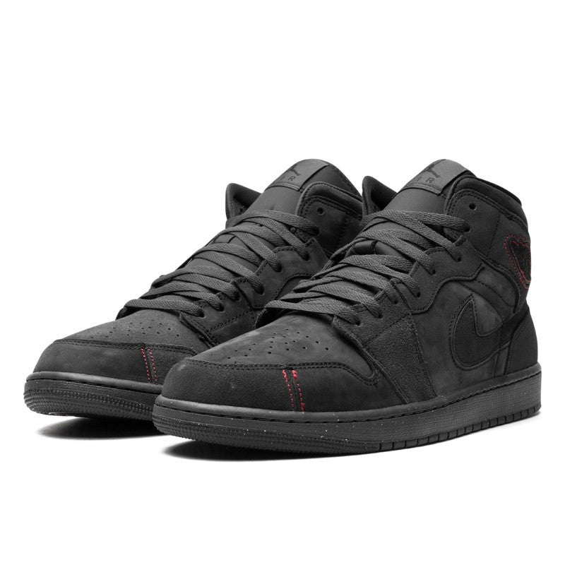Air Jordan Air Jordan 1 Mid SE Craft Grey Red - FD8634-001