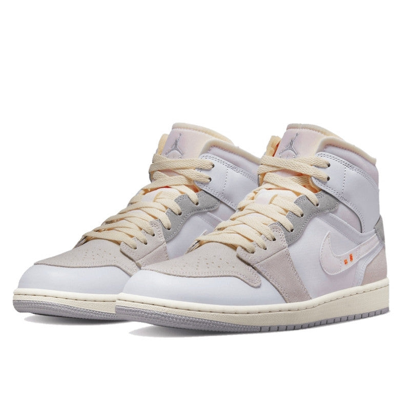 Air Jordan Air Jordan 1 Mid SE Craft Inside Out White Grey - DM9652-100 / DQ3726-100