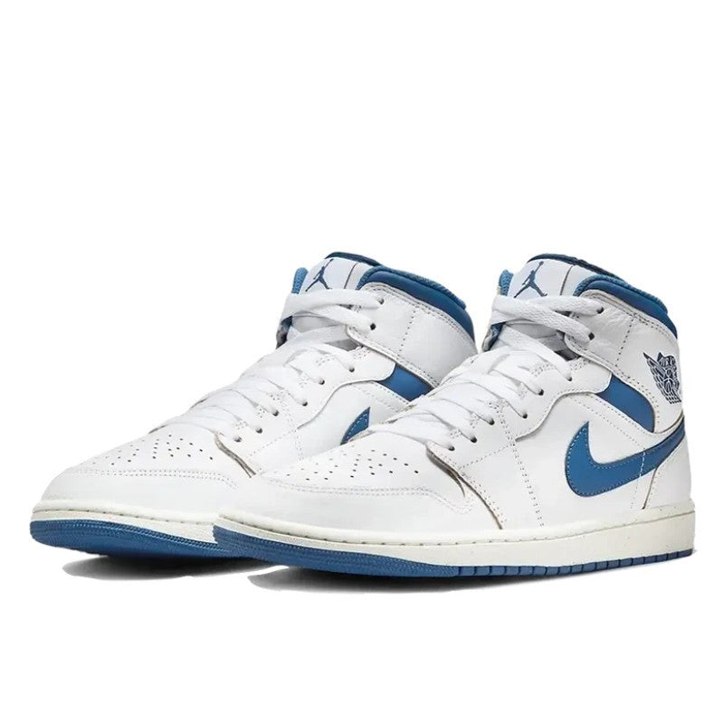 Air Jordan Air Jordan 1 Mid Industrial Blue - FN5215-141 / FN7432-141