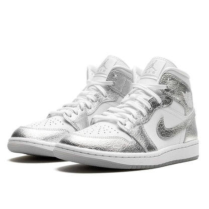 Air Jordan Air Jordan 1 Mid Crinkled Chrome - FN5031-100