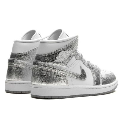 Air Jordan Air Jordan 1 Mid Crinkled Chrome - FN5031-100
