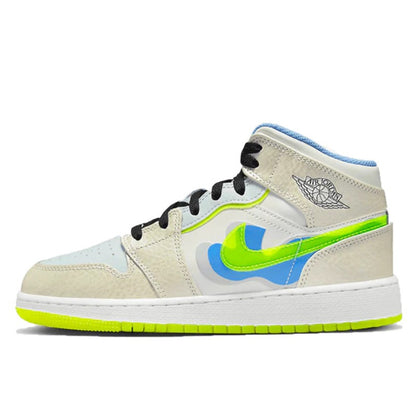 Air Jordan Air Jordan 1 Mid SE Warped Swoosh - DV1314-017