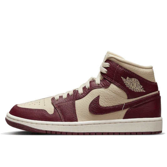 Air Jordan Air Jordan 1 Mid Split Beach Cherrywood Red - DR0501-200