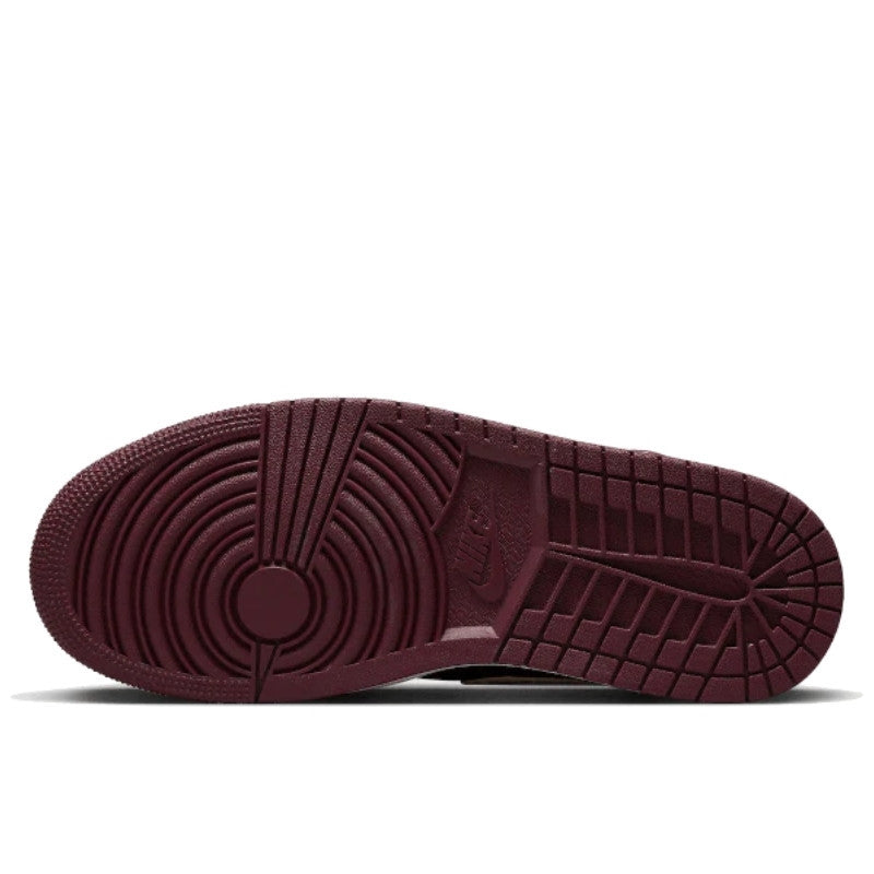 Air Jordan Air Jordan 1 Mid Split Beach Cherrywood Red - DR0501-200