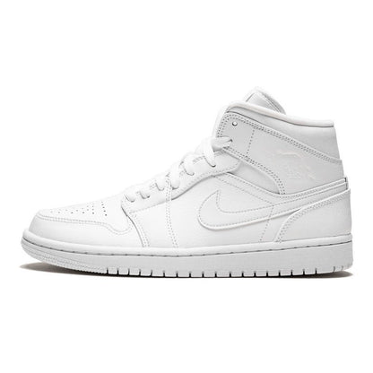 Air Jordan Air Jordan 1 Mid Triple White (2020) - 554724-130 / 554725-130