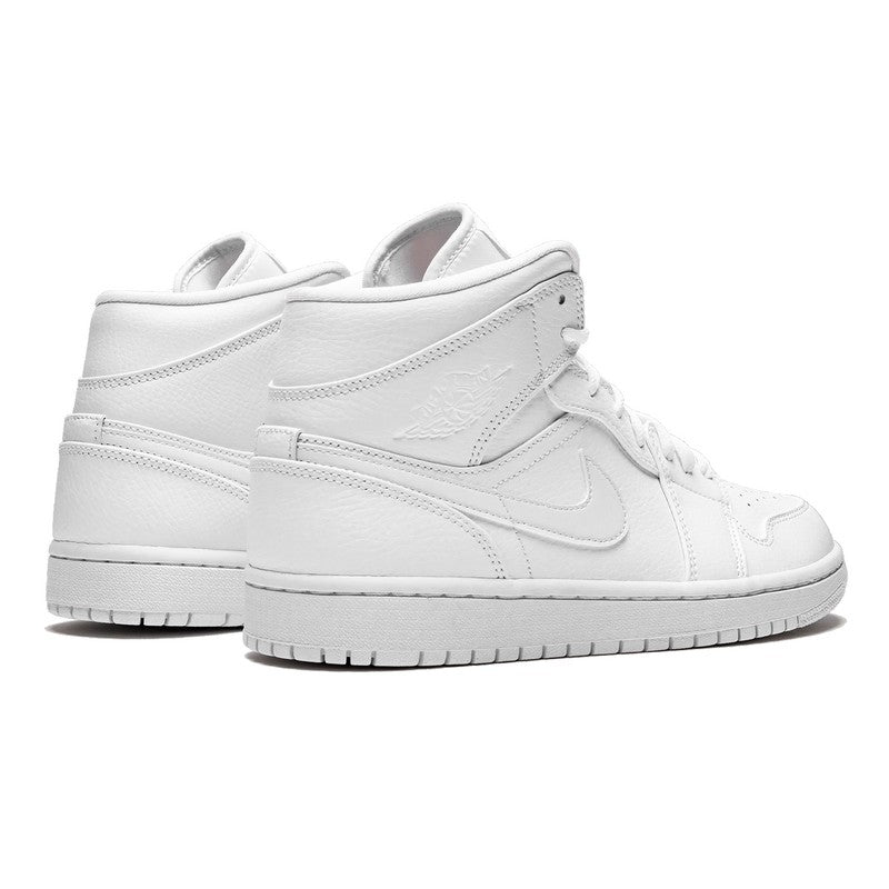 Air Jordan Air Jordan 1 Mid Triple White (2020) - 554724-130 / 554725-130