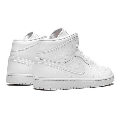 Air Jordan Air Jordan 1 Mid Triple White (2020) - 554724-130 / 554725-130