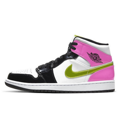 Air Jordan Air Jordan 1 Mid White Black Cyber Pink - CZ9834-100 / CZ9835-100