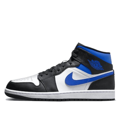 Air Jordan Air Jordan 1 Mid White Black Royal - 554725-140 / 554724-140