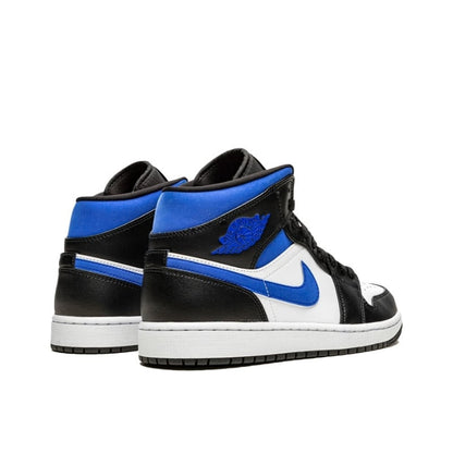 Air Jordan Air Jordan 1 Mid White Black Royal - 554725-140 / 554724-140
