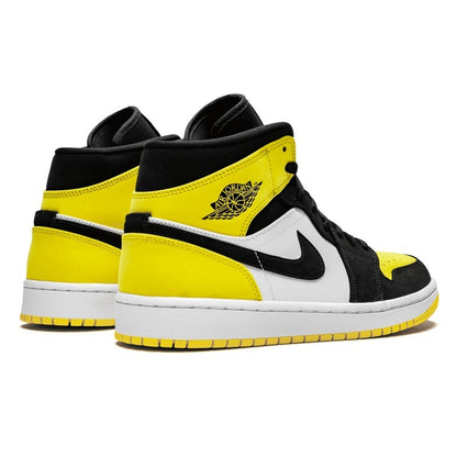 Air Jordan Air Jordan 1 Mid Yellow Toe Black - 852542-071