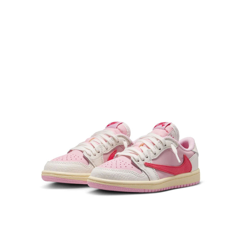 Air Jordan Air Jordan 1 Retro Low OG SP Travis Scott Sail Tropical Pink (PS) - IQ7605-101